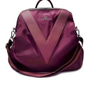 BNWOT- PS Pragma V-Style Convertible Backpack Purse (Purple Haze)